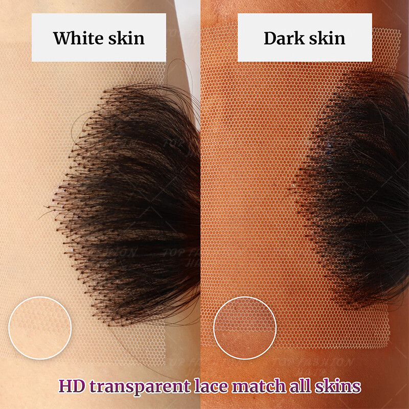 Invisible Baby Hair Lace Edge Stripes Reusable Remy Human Hair Piece Black Women