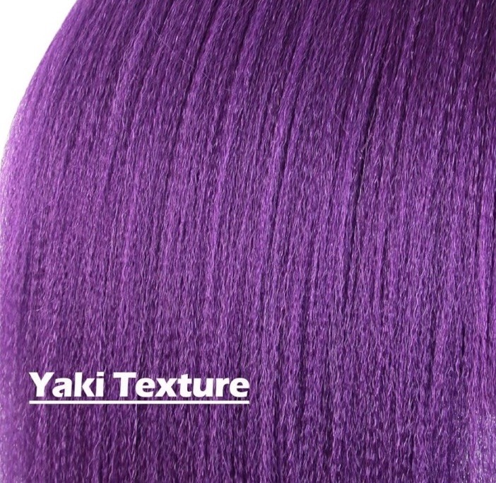 NEW 4 PACK 24” Pre Stretched Braiding Hair Extensions DARK PURPLE (90g/Pack)