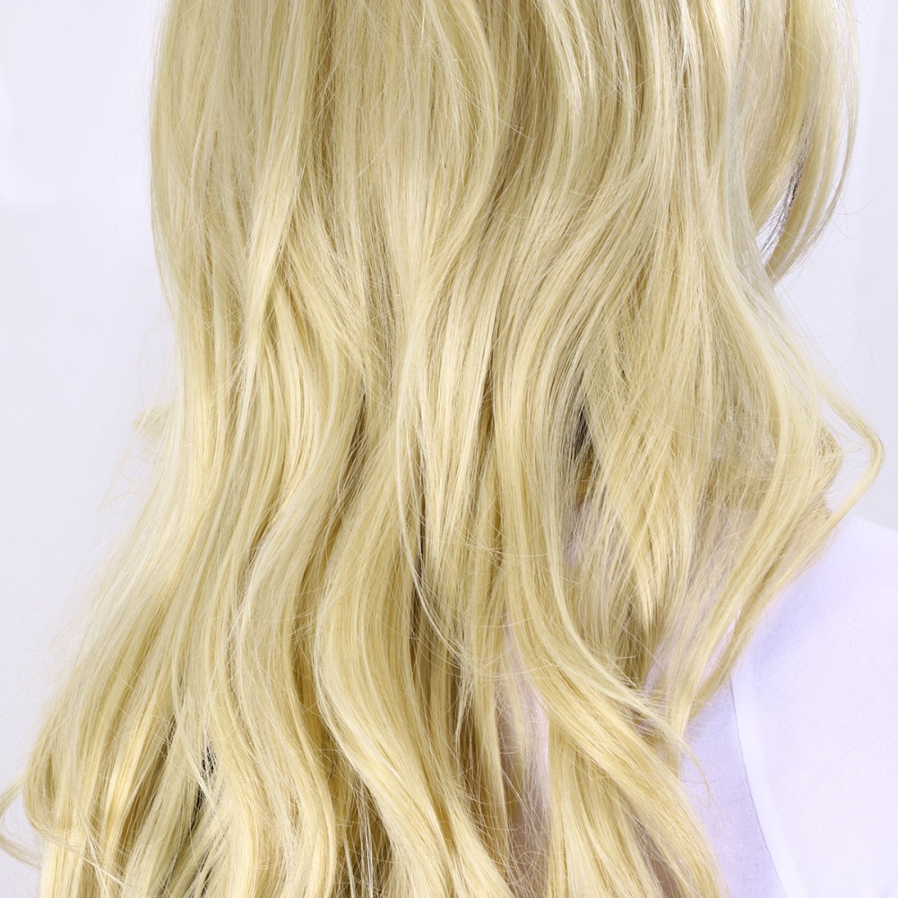 Wig High Temperature Fiber Light Brown for Daily Use 1Set 27.6Inch