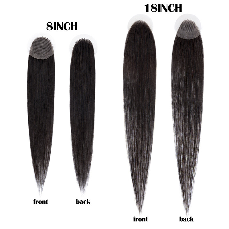 100% Human Hair Patch, Full Thin Skin Base Cover-up One Pieces for Hair Loss