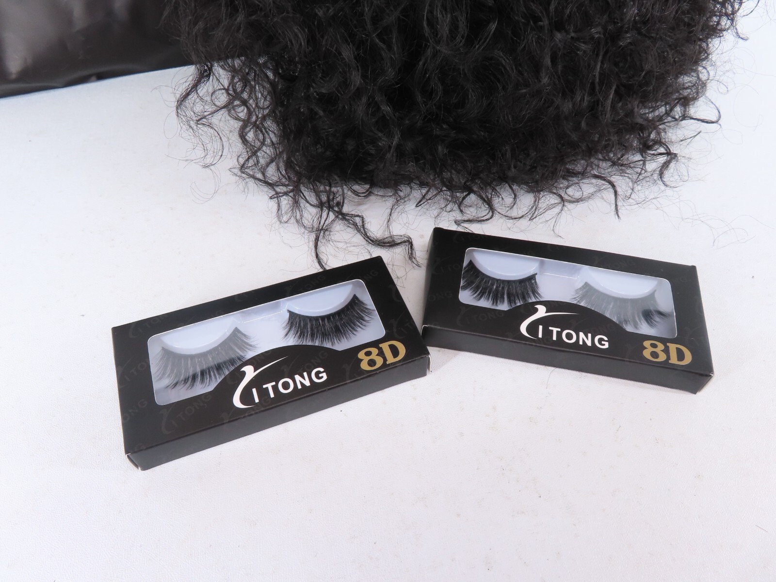 NEW – ALEBERY 27IN DRAWSTRING PONYTAIL DEEP CURLY MIXED HAIR BLACK