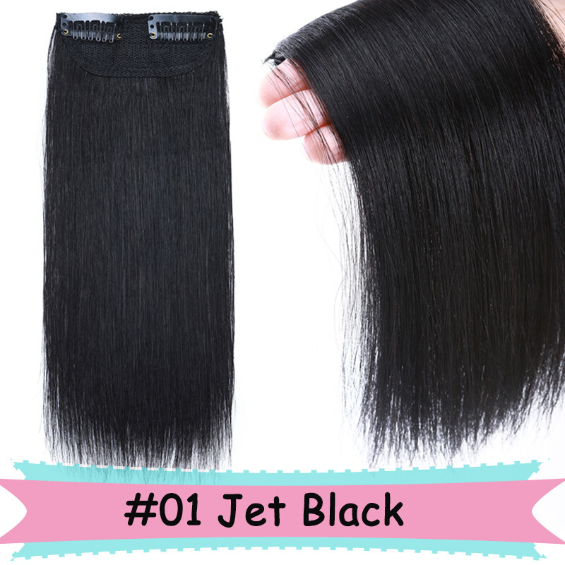 Short Mini Clip In 7A Remy Human Hair Extensions Short Hairpiece Hair Pad Thick