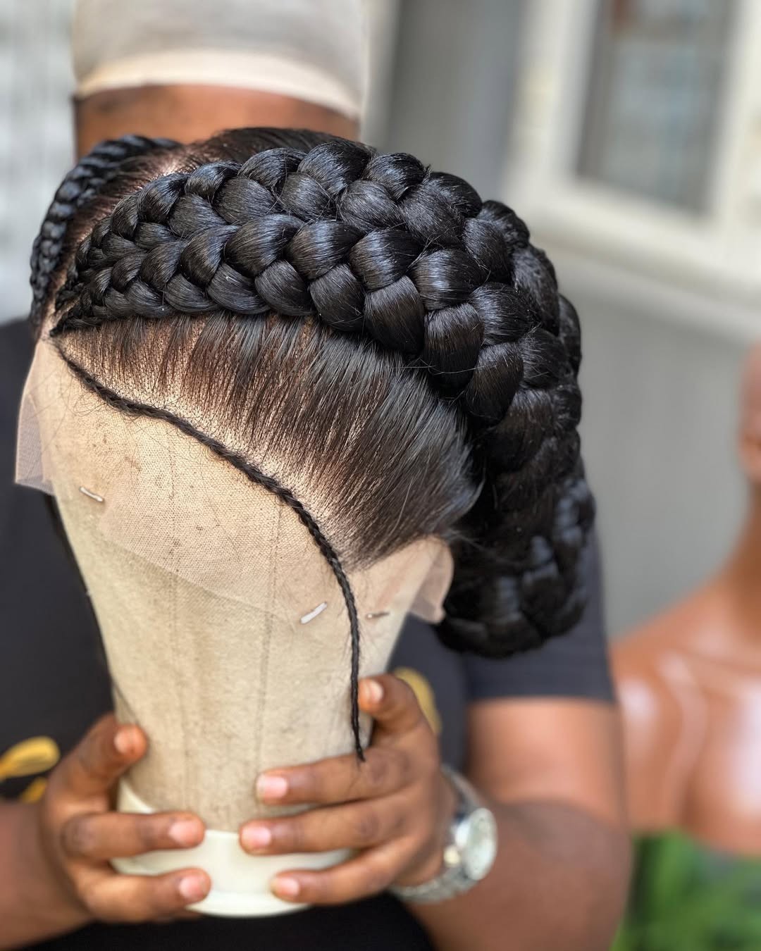 Braided wig, Box Braided wig, Knotless Braided wig, wigs for Black women