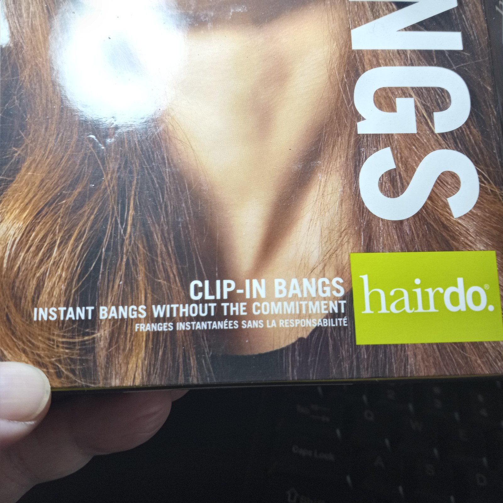CLIP-IN BANGS by Hairdo Color Silver Mist/Light Grey