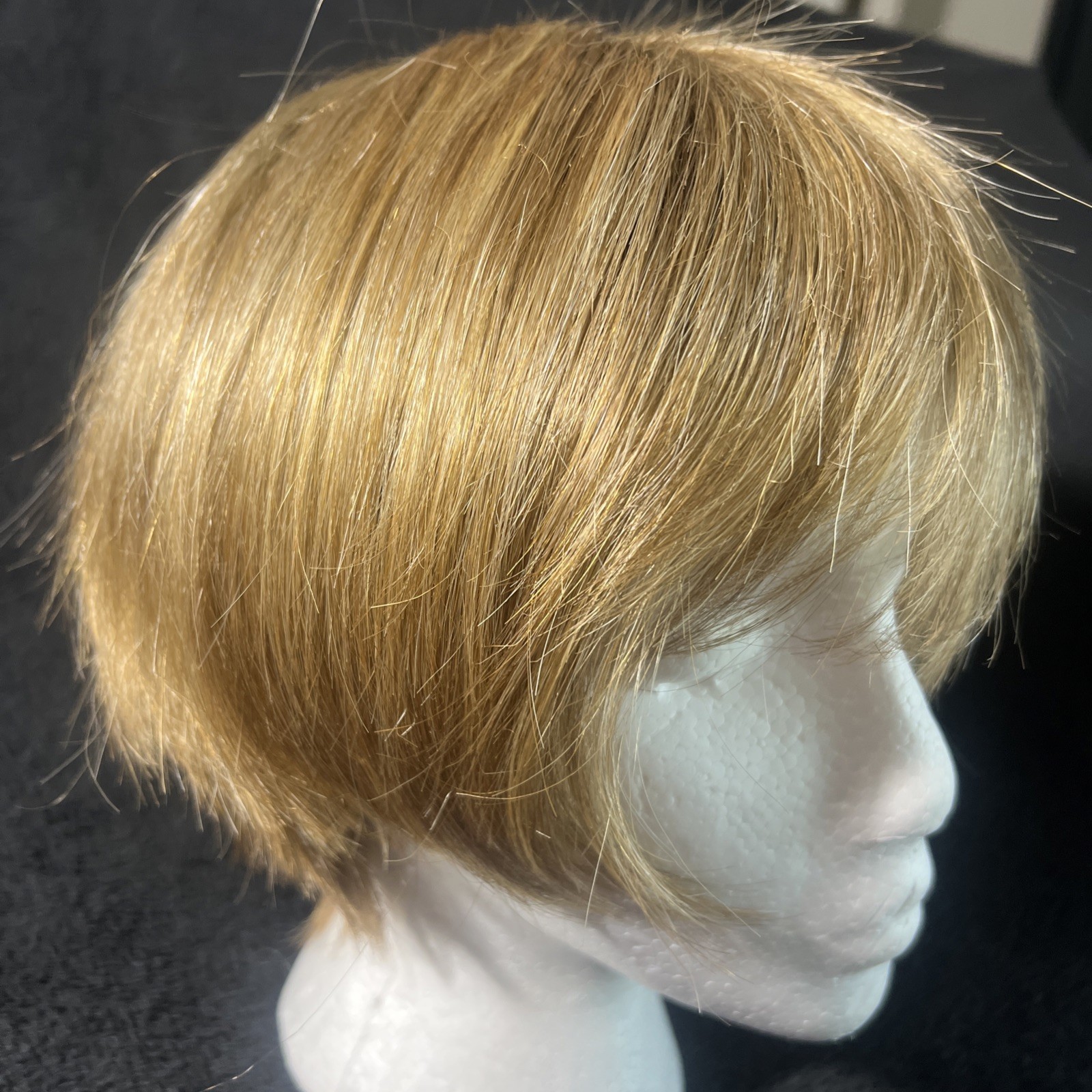 Ash-gold Short Wig-Materials Sourced From Japan ,Manufactured In Indonesia