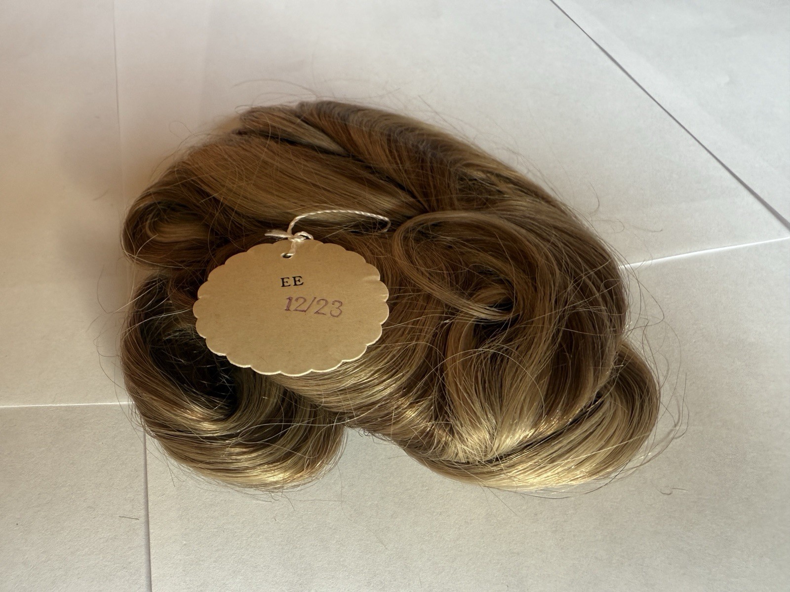 100% Human Hair Wiglet Hazelnut Brown Curly Womens Claw Clip Indian Extension