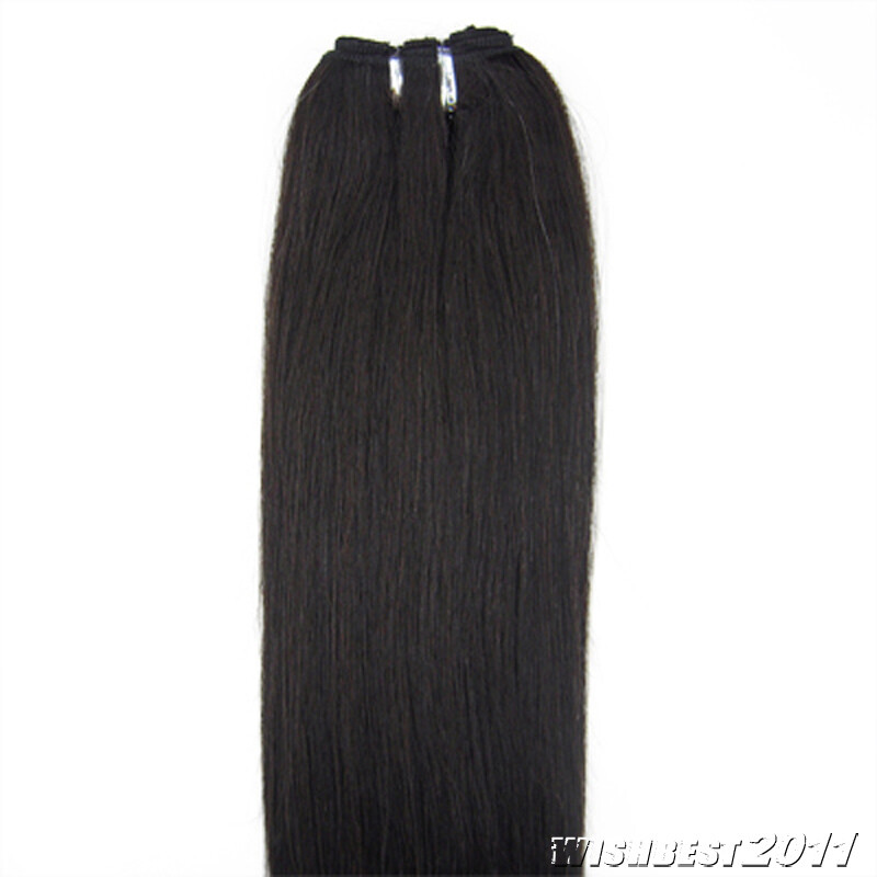 Double Weft Human Hair Extensions 100% Remy Russian Sew In Hair Full Head 100g