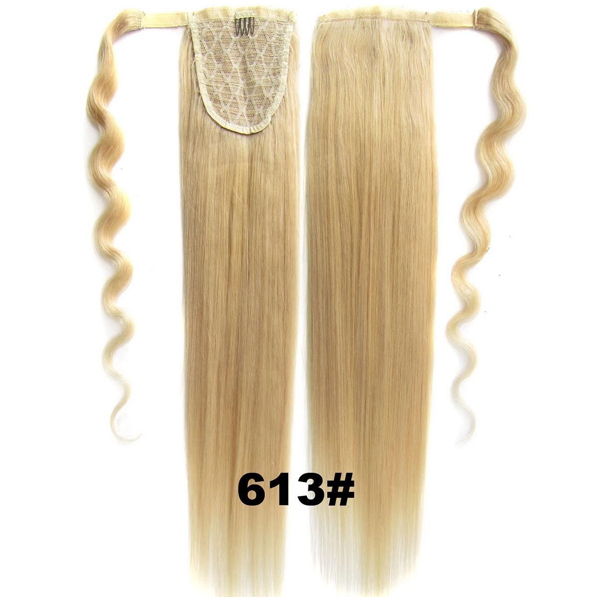 Remy Human Hair Ponytail Hair Hairpiece Extensions Long Straight 60gr 70gr 80g