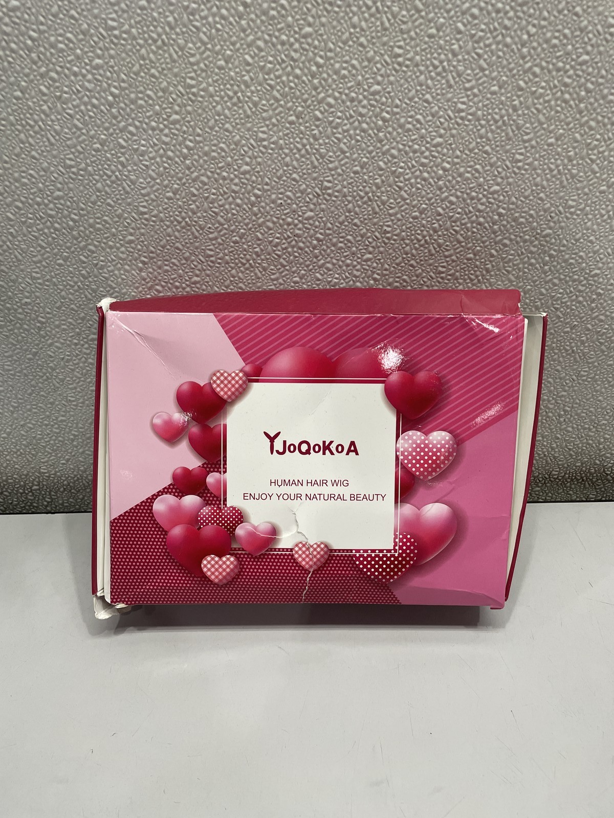 Yjoqokoa Black & Brown Pixie Cut Human Hair Blend Glueless Wig