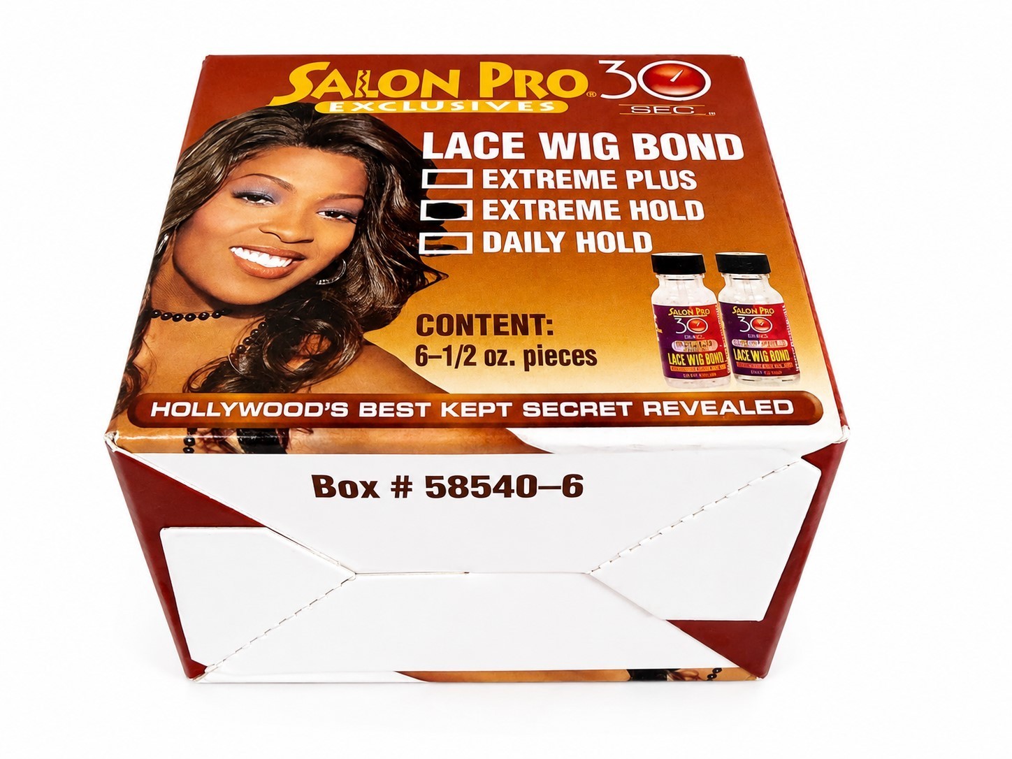 SALON PRO 30 SEC LACE WIG BOND GLUE – EXTREME HOLD – 0.5 oz