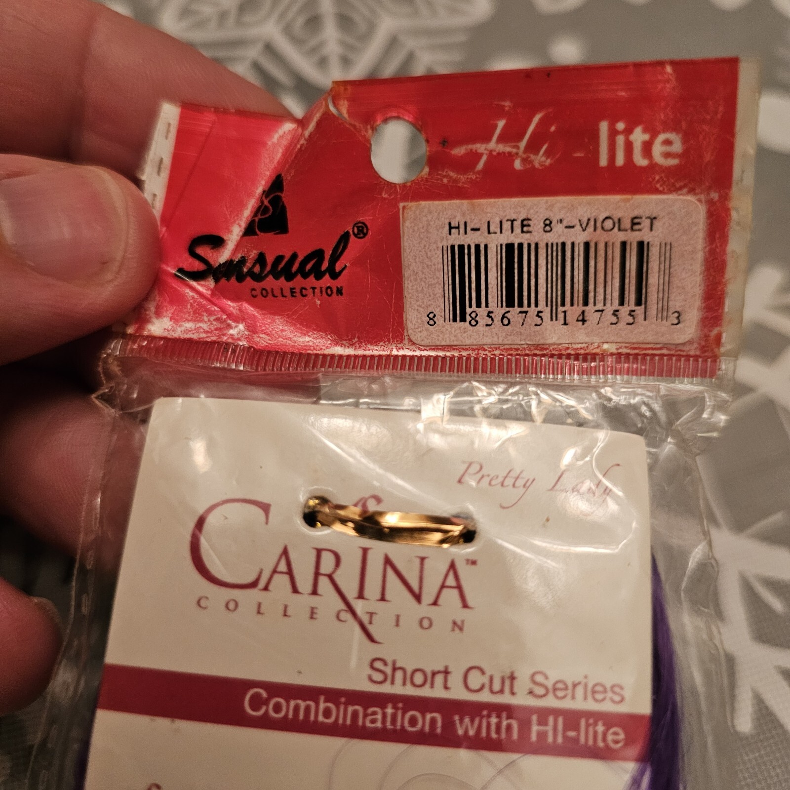 Carina Collection 8″ Violet Purple High Lite & Bang Use, Sensual Collection, New