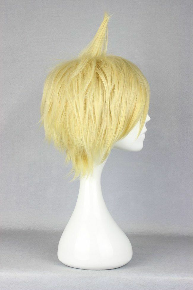For Cosplay Magi Labyrinth of Magic Ali Baba Saruja Short Blonde Party wig+Cap
