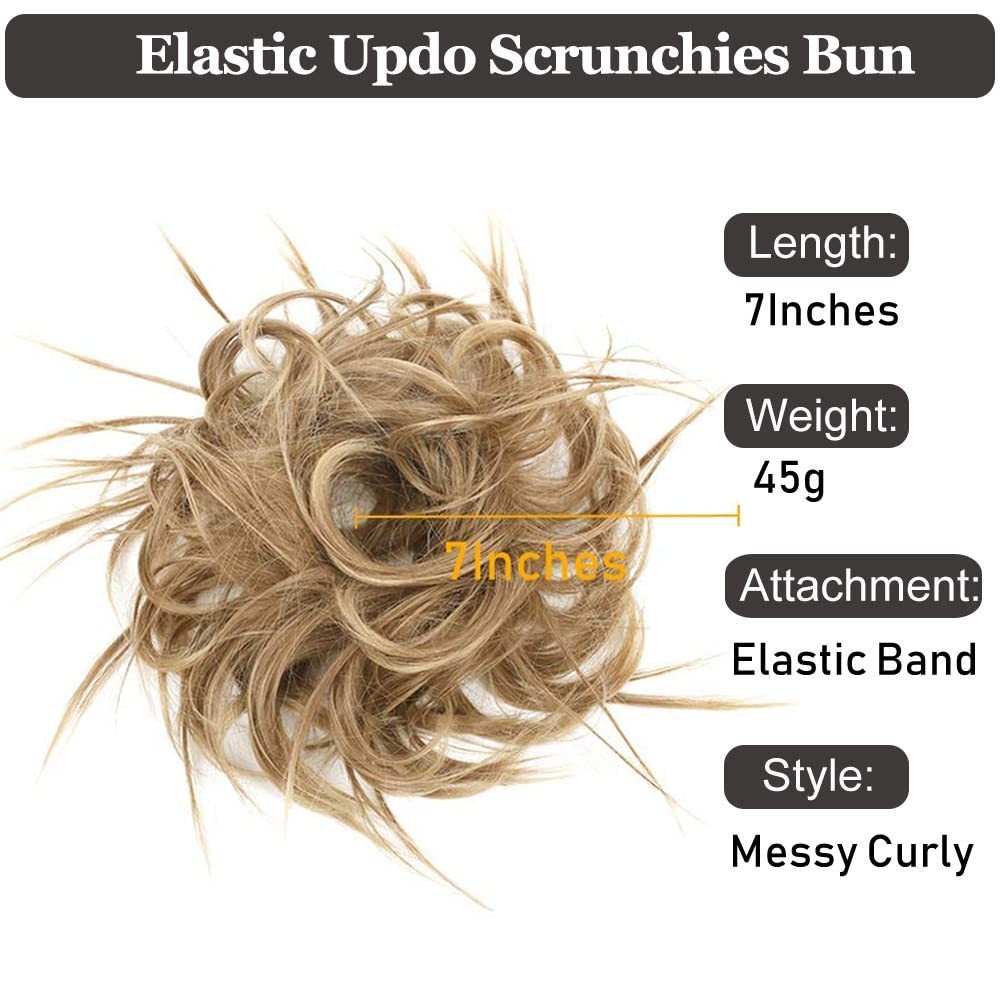 Fashion-Forward Messy Bun Hair Extension – Quick Updo Solution for All Occasions