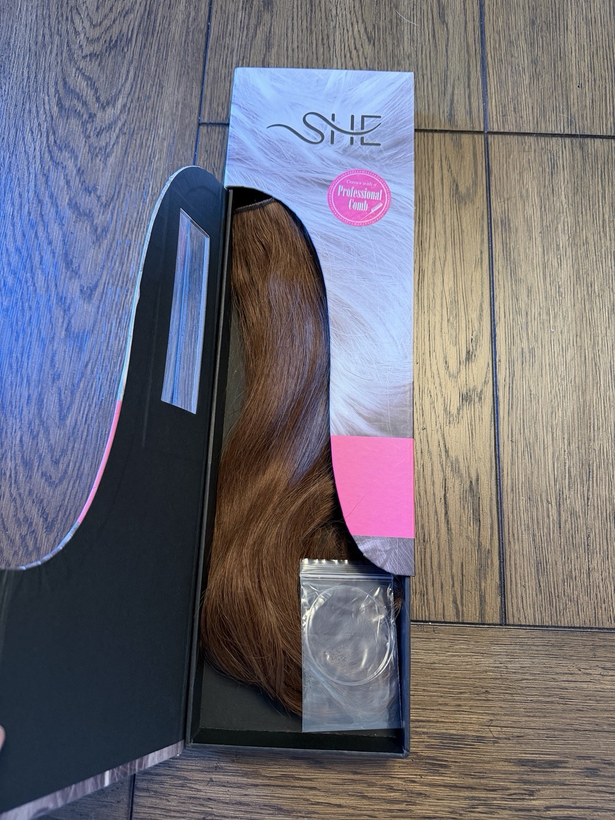 She Flip N Go 100% Remy Human Hair 16”-18” Brown #4