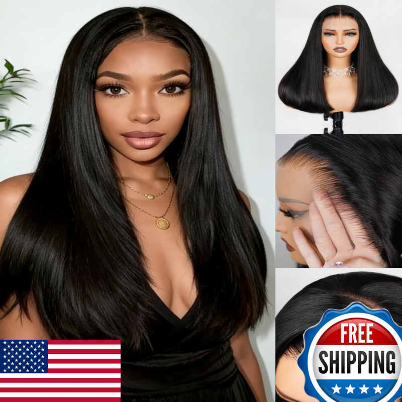 Arabella 13X4 Lace Front Wigs Human Hair Pre Plucked Pre Bleached Knots 12A