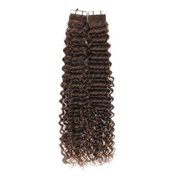 Sunny Hair TAPE-IN 14in NATURAL WAVE Dark Brown Hair Extensions – TP_2_14_NW_50G