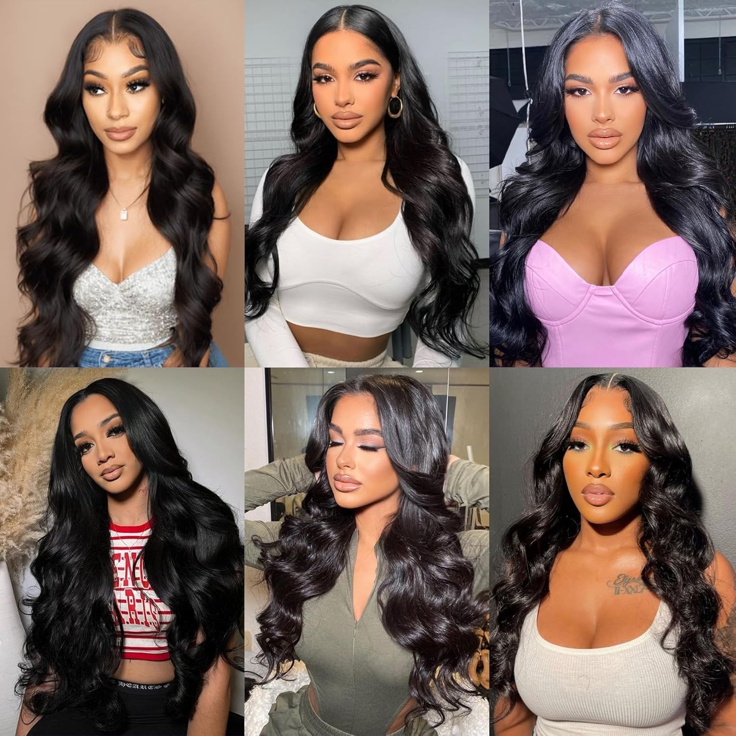 Body Wave Bundles Human Hair 16 18 20 Inch Unprocessed Brazilian Bundles