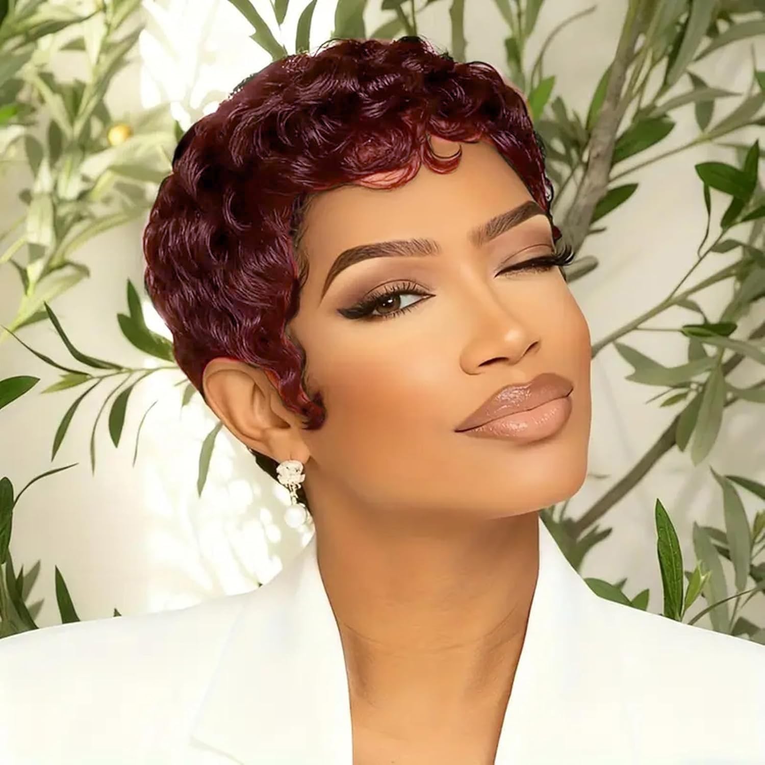 Pixie Cut Wig Human Hair for Black Women Short Pixie Cut Wigs 100% Real Human Ha