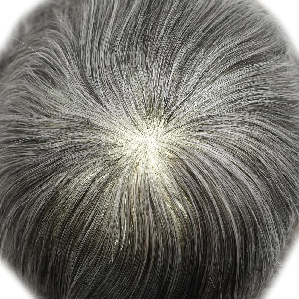 Ultra Thin Skin Toupee Mens Hair Replacement All Colors Hairpieces PU System US