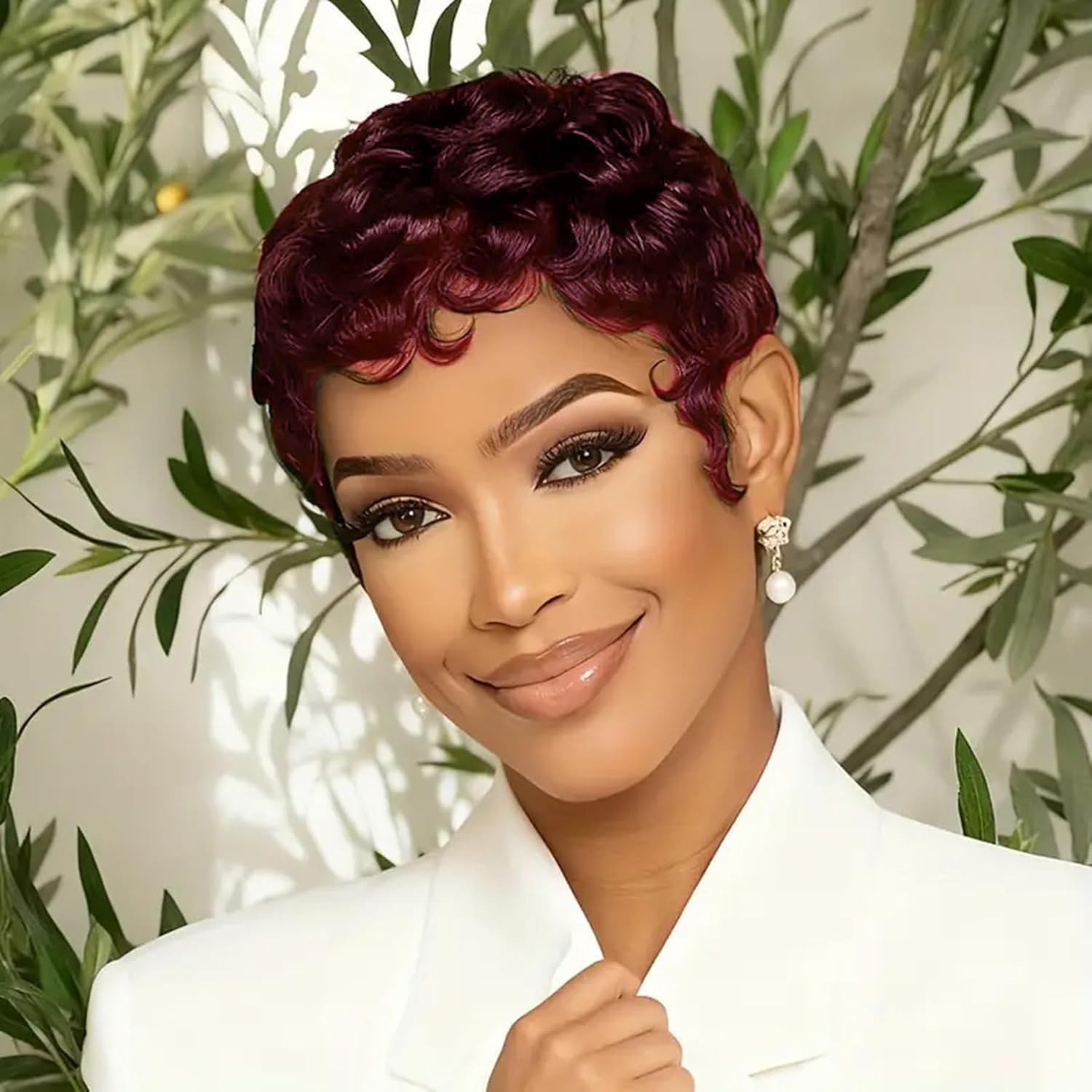 Pixie Cut Wig Human Hair for Black Women Short Pixie Cut Wigs 100% Real Human Ha