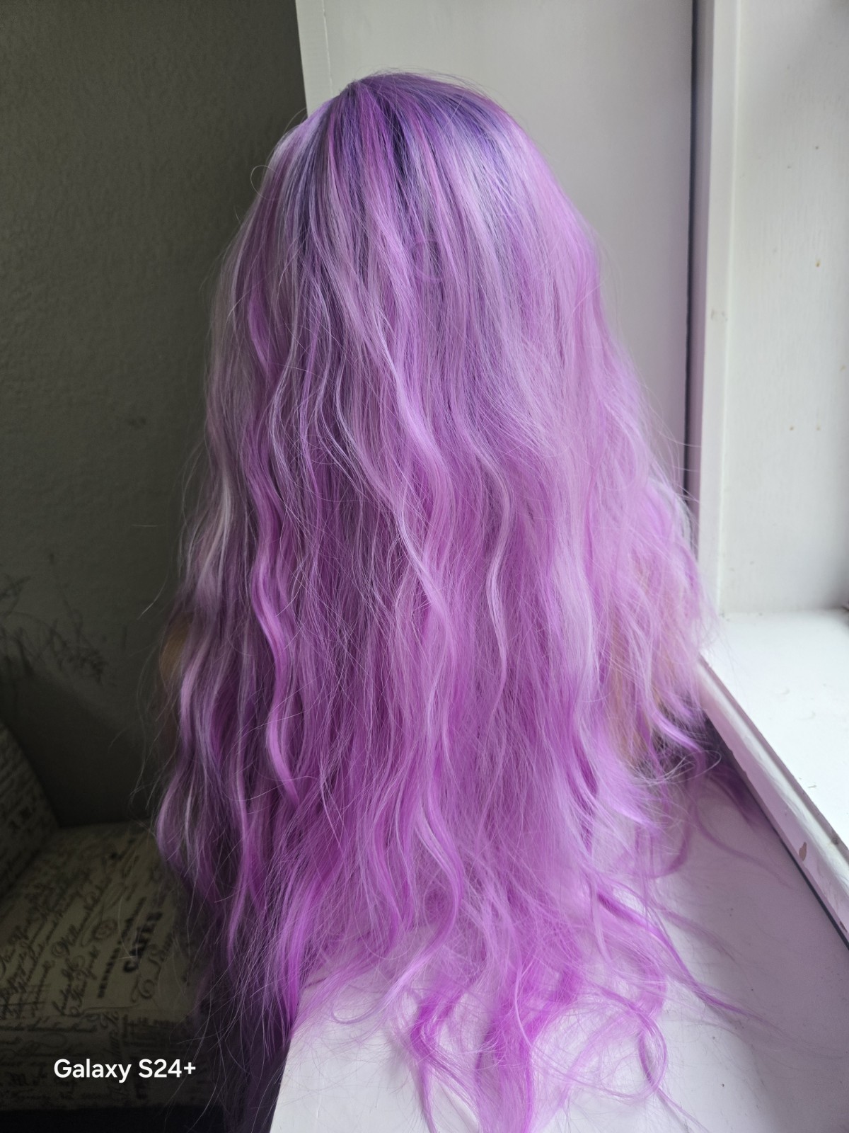 13×4 Lace Front Wig. Purple Rain