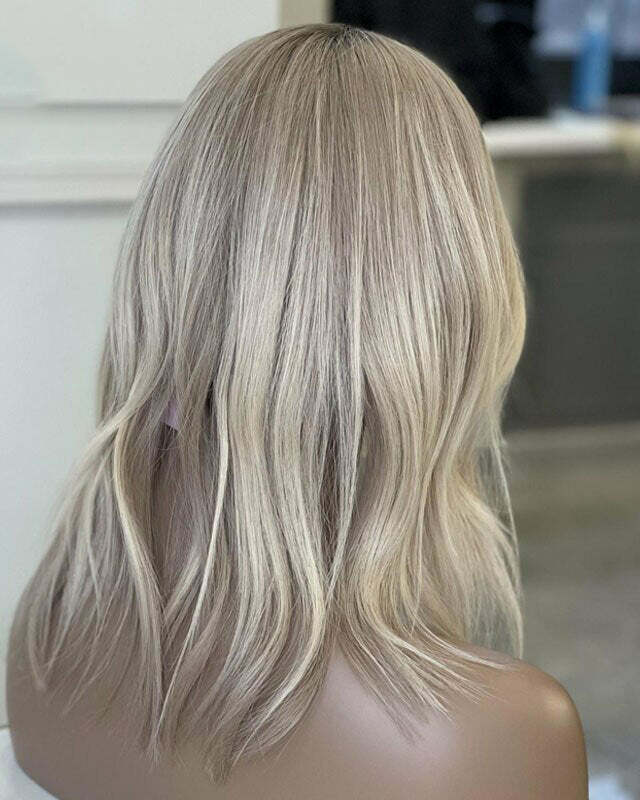 Blonde L13x4 ace Frontal Wigs for White Women 100% Human Hair Wigs Wave Hair