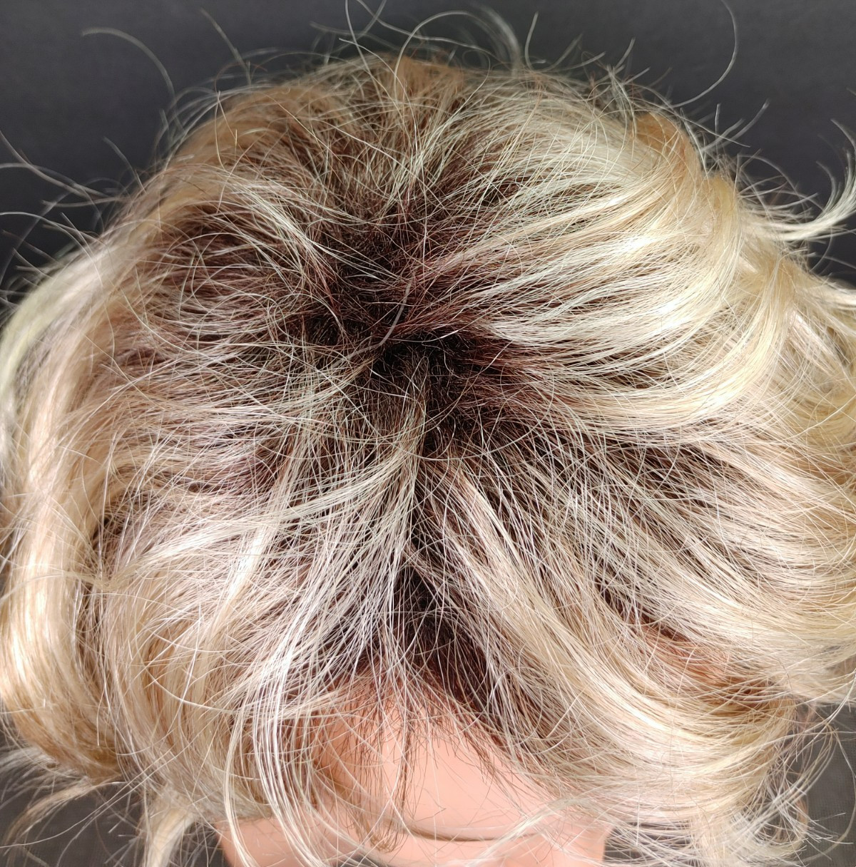 Envy Wig Blonde Rooted Tossled Wavy Curls Synthetic Average