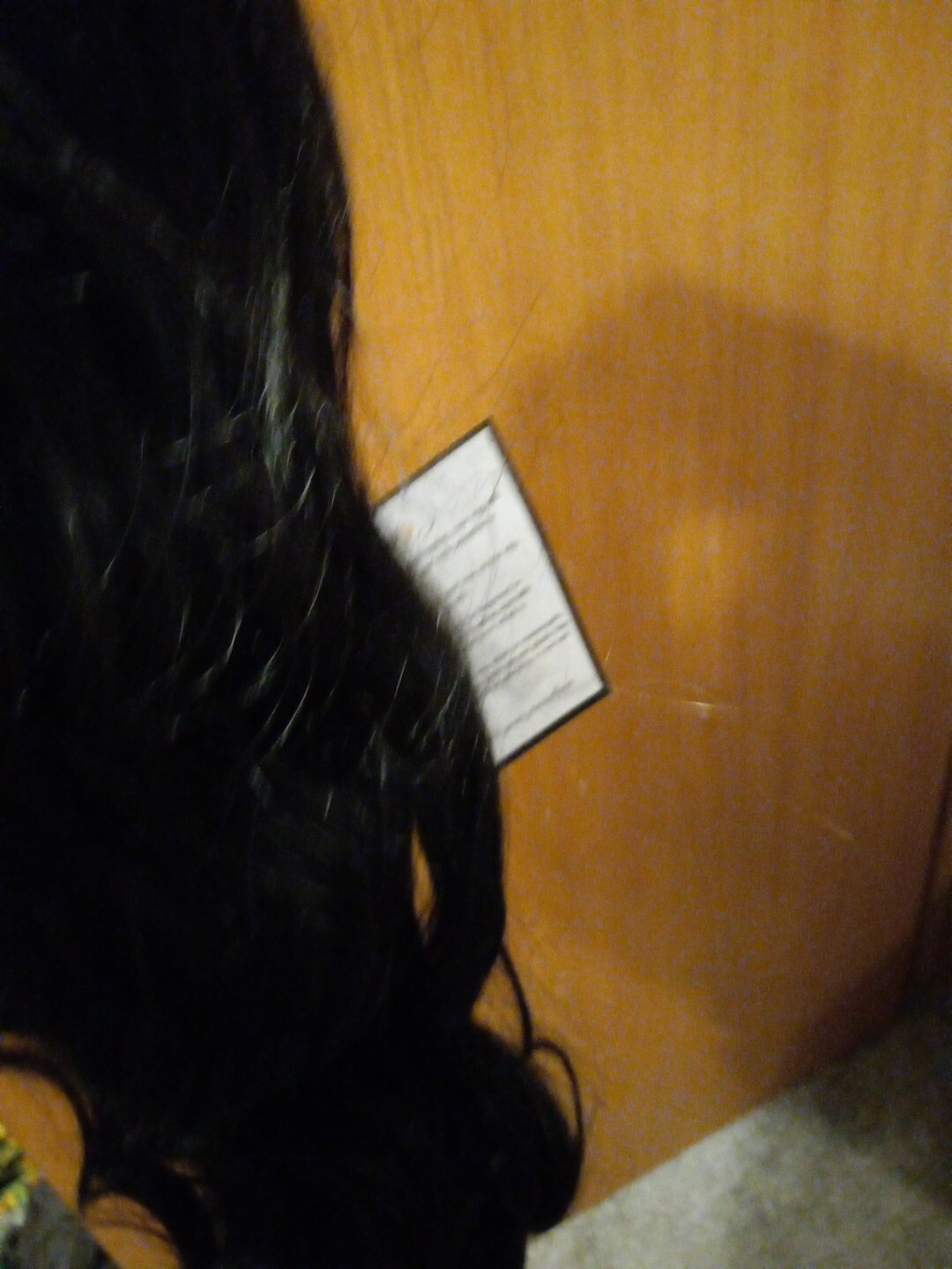 Womens Sallcks Black And White wig #L307 28 “Long Laid Flat Wavy Curly Bangs