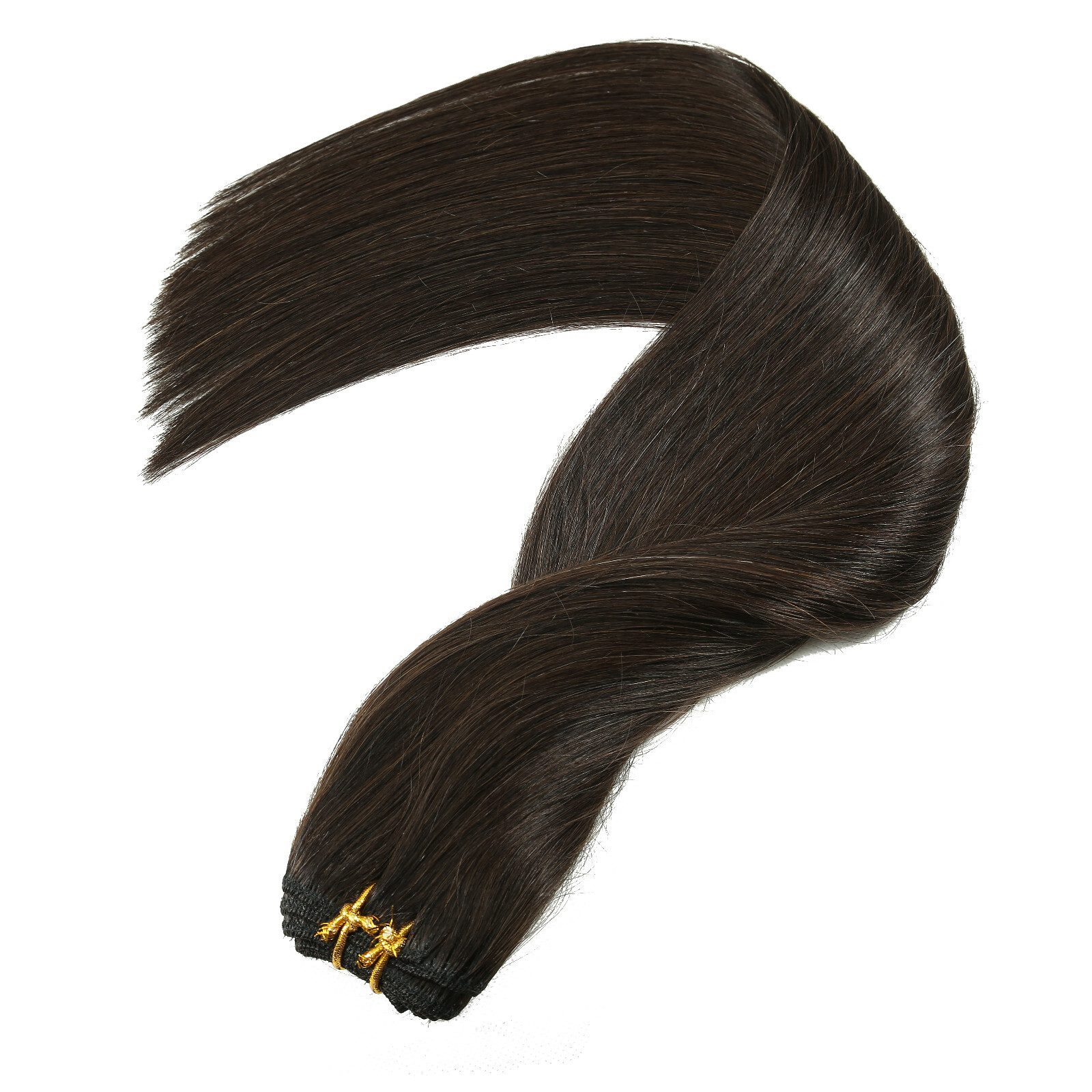 Double Weave Sew in Weft Hair Extensions 100%Real Brazilian Remy Human Hair 100g
