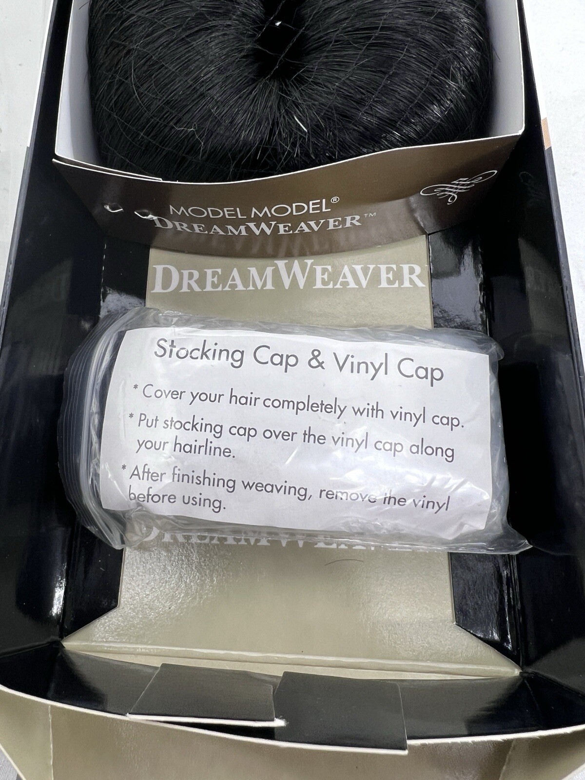 Model Model Dream Weaver Ego 1B 100% Human Hair Black For Short Hair