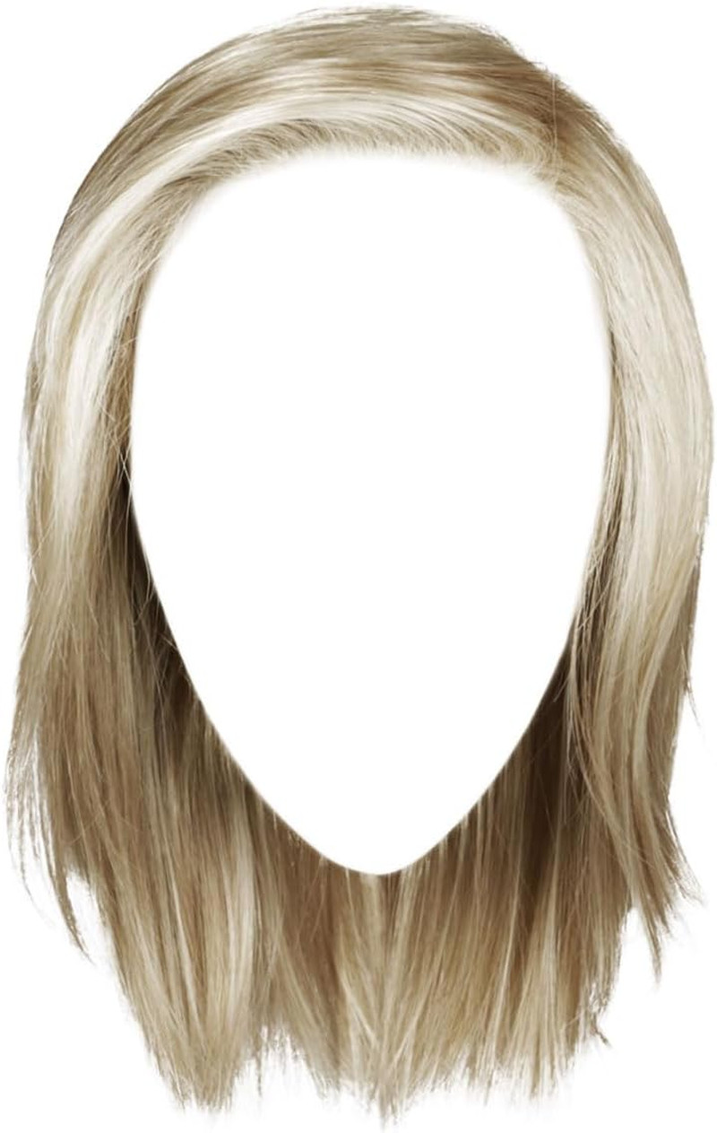 Premium Luxury Medium-Length Hand-Tied Page Wig, Straight, Smooth Hair with Angl