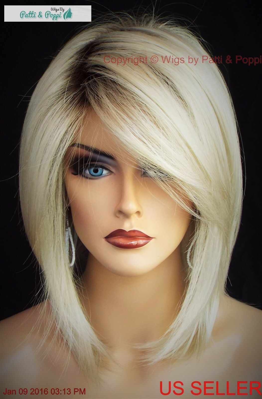 JACKSON NORIKO WIG BLOND MEDIUM LENGTH *STUNNING SEDUCTIVE STYLE *CHAMPAGNE 519