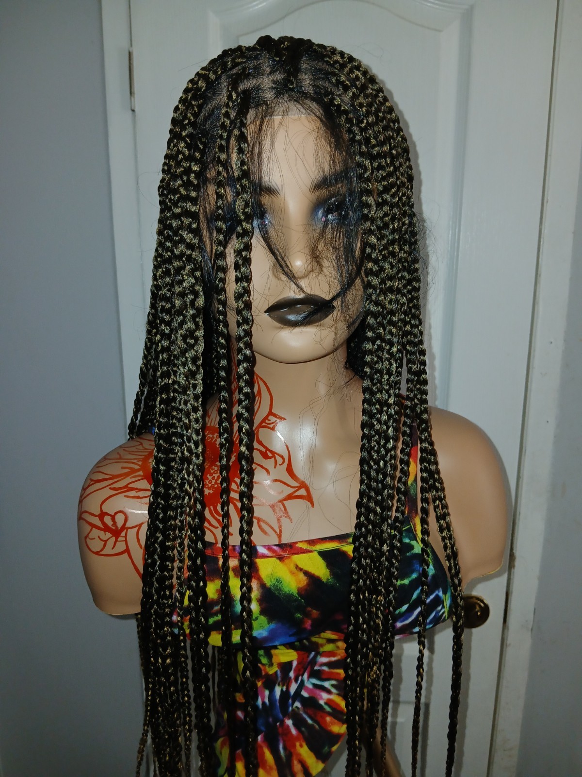 Full Lace| Braided Wig| Shipping | 52″