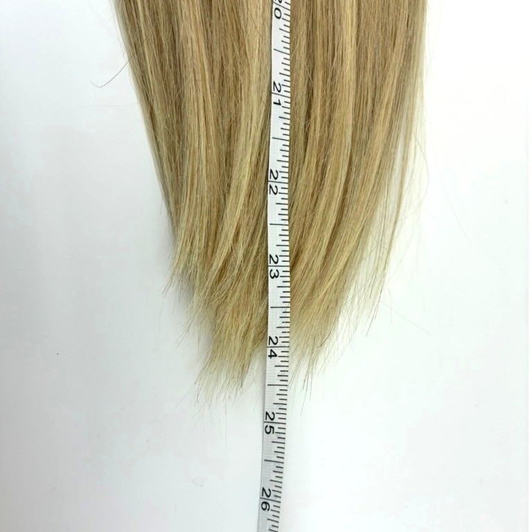 BELLAMI Silk Seam Pearl Blonde #8C/88 Rooted 24″ 6 Wefts Hair Extensions NEW