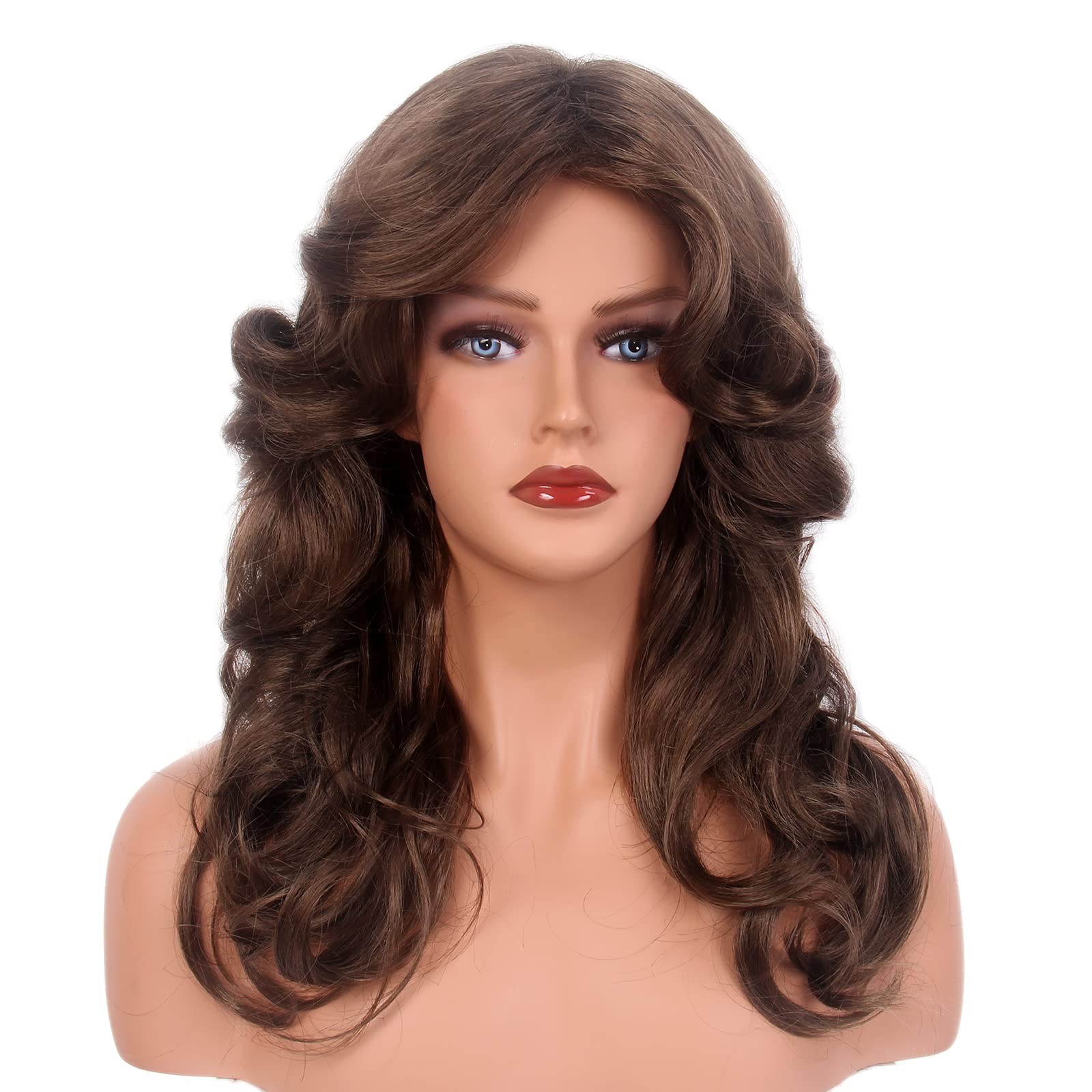 R Reewes Fashion Hair Reewes 70S Farrah Fawcett Wig – Vintage Synthetic Full