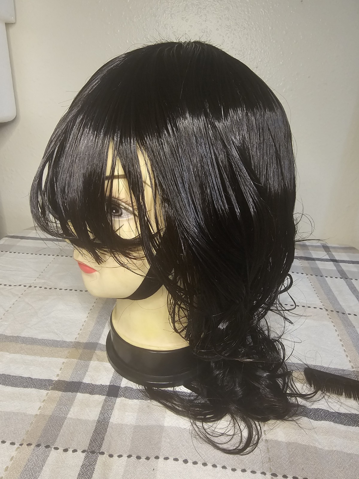 Bob Indonesia 100%HumanHair Wig Full Machine made No Lace