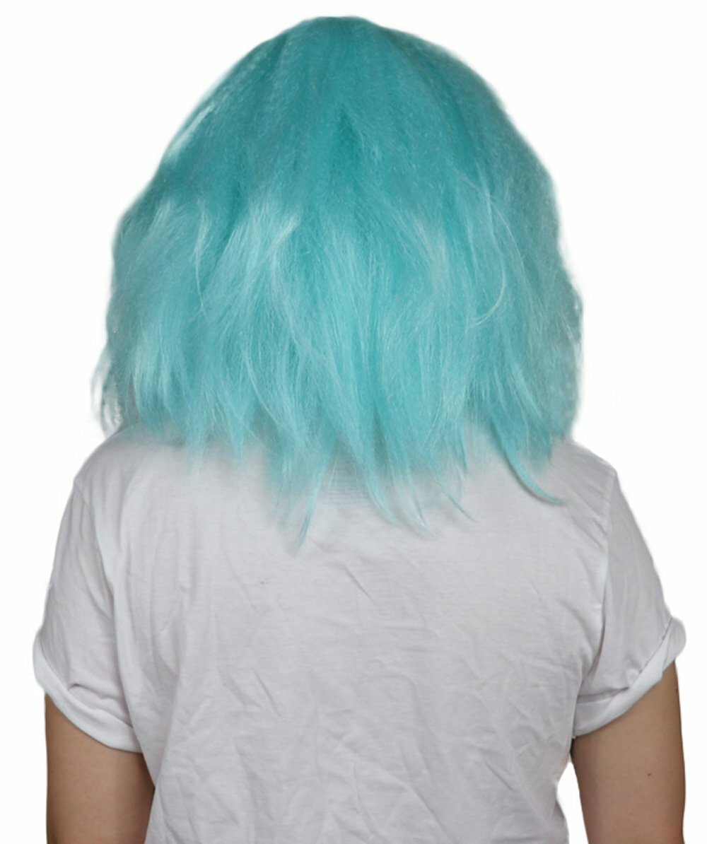 Womens Clown Wig with Bow, Jumbo Super Size Wig, Premium Breathable Capless Cap