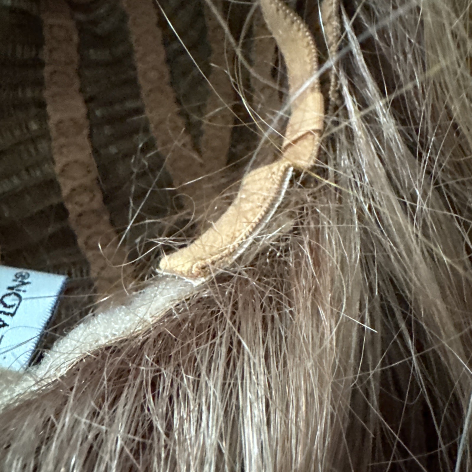 Rene of Paris Synthetic Wig Short Bob with Bangs Blonde Highlighted