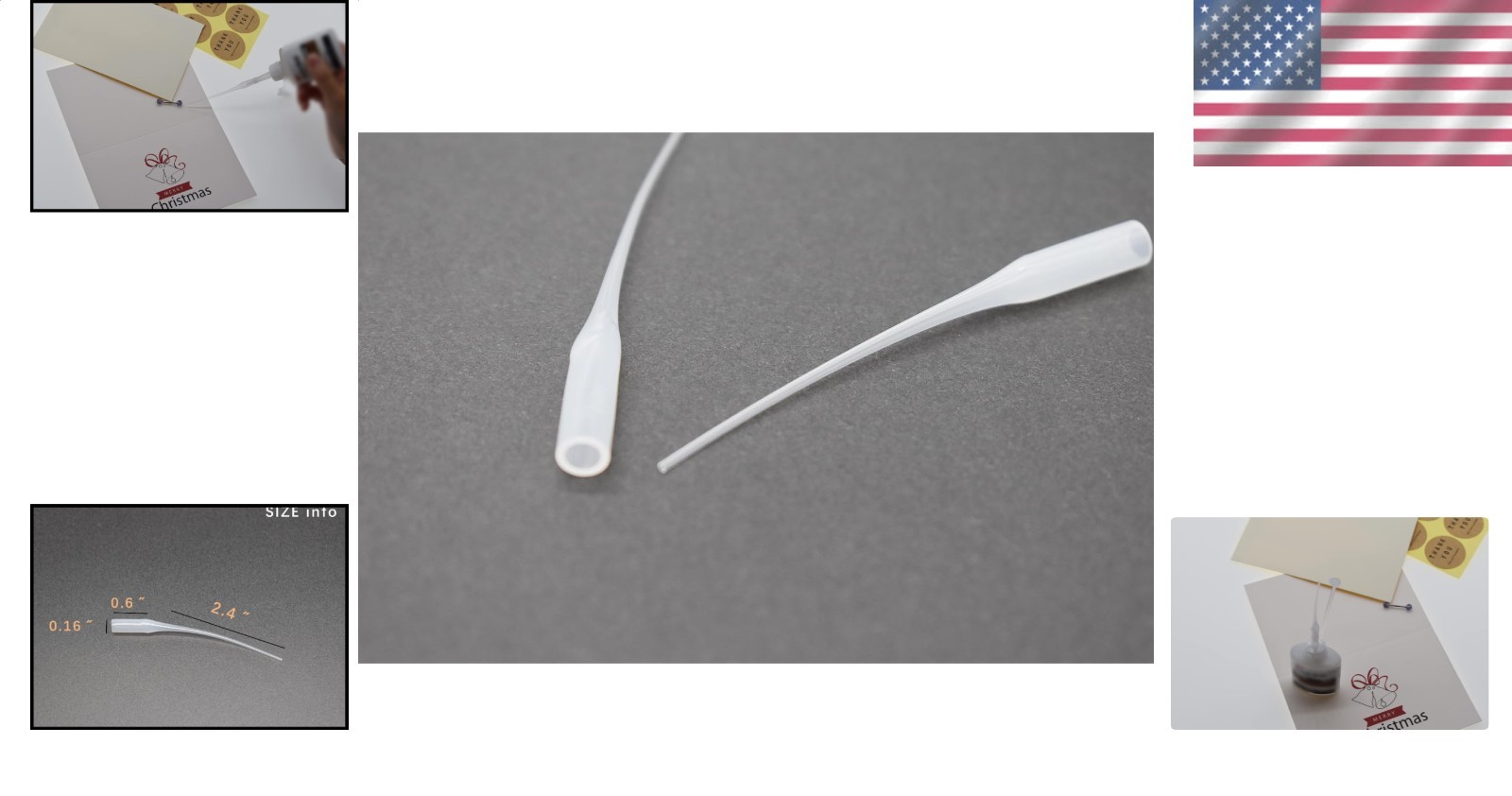 Glue Applicator Tips Precision CA 200pcs for Hobby Craft Model Fine Detail Work