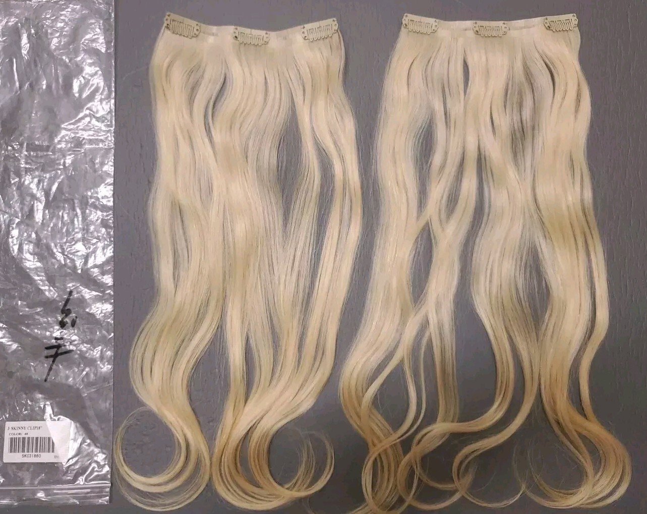 Platinum Hair Extensions-100% Human Remy Hair, Clip-ins