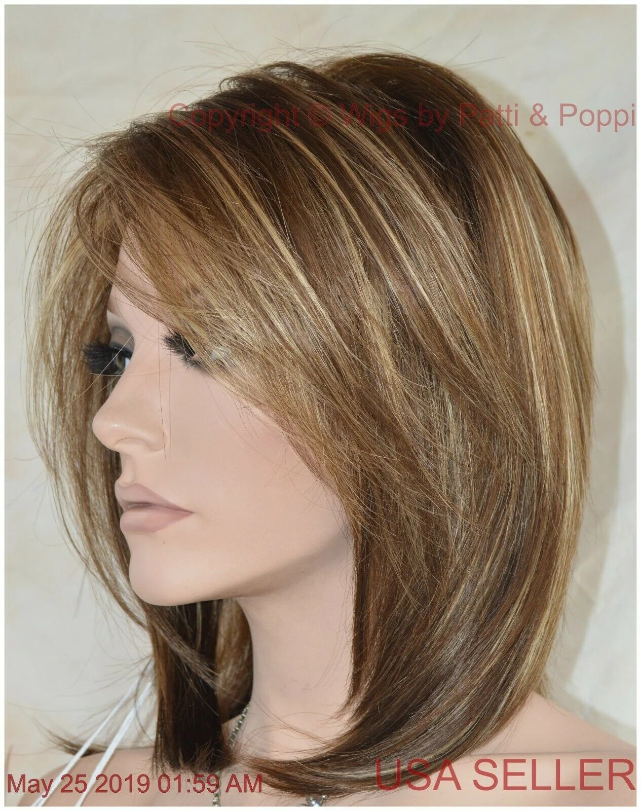 JACKSON NORIKO WIG BROWN MEDIUM LENGTH *STUNNING SEDUCTIVE *ICED MOCHA R-1