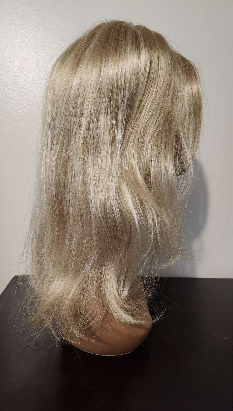 TONY OF BEVERLY Blond Full Lace TOPPER 16in Tony of Beverly