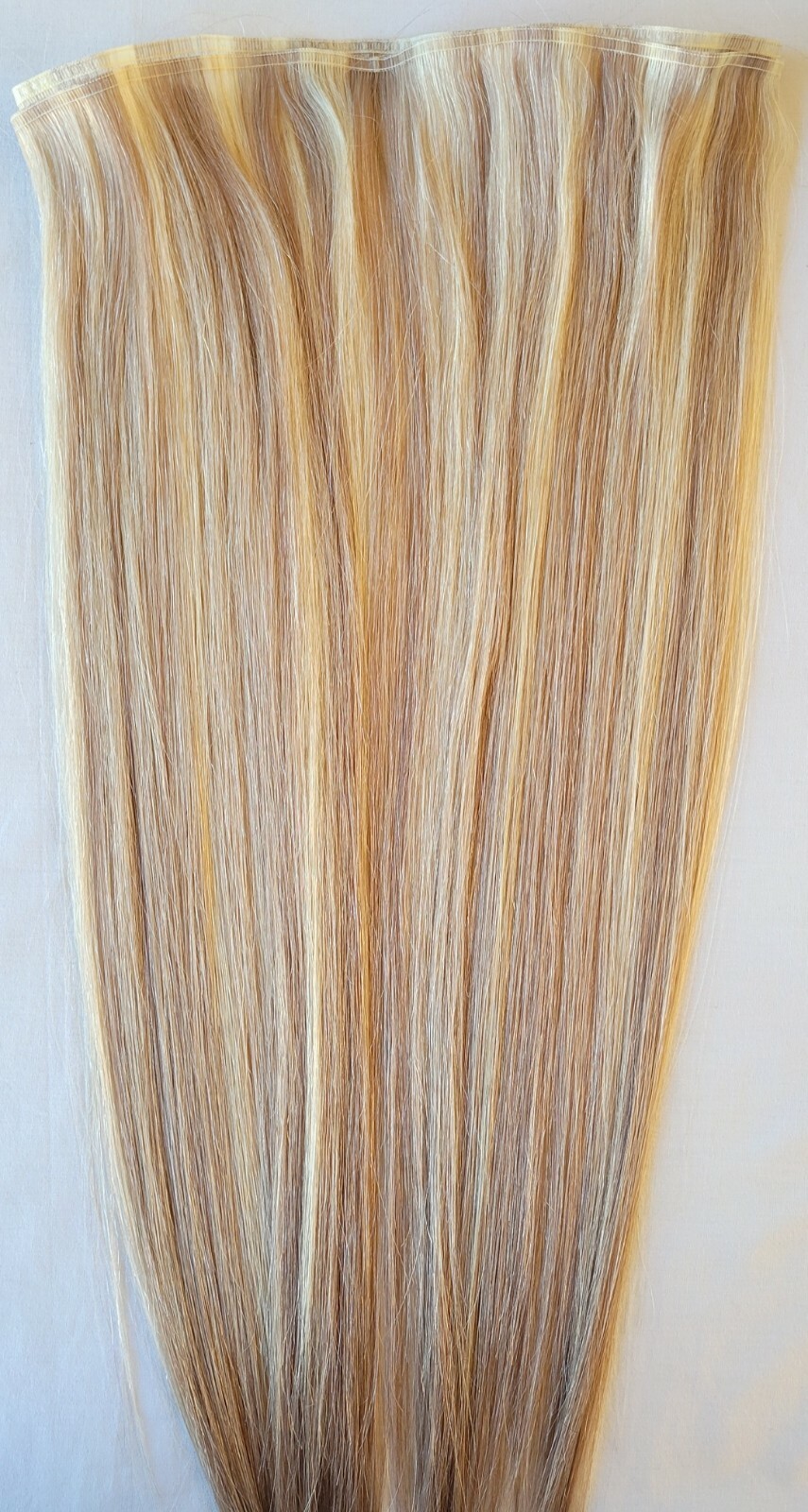 20″ Flat Weft Hair Weave, Sew In,75 grams,100% Human Hair Extensions #7/60