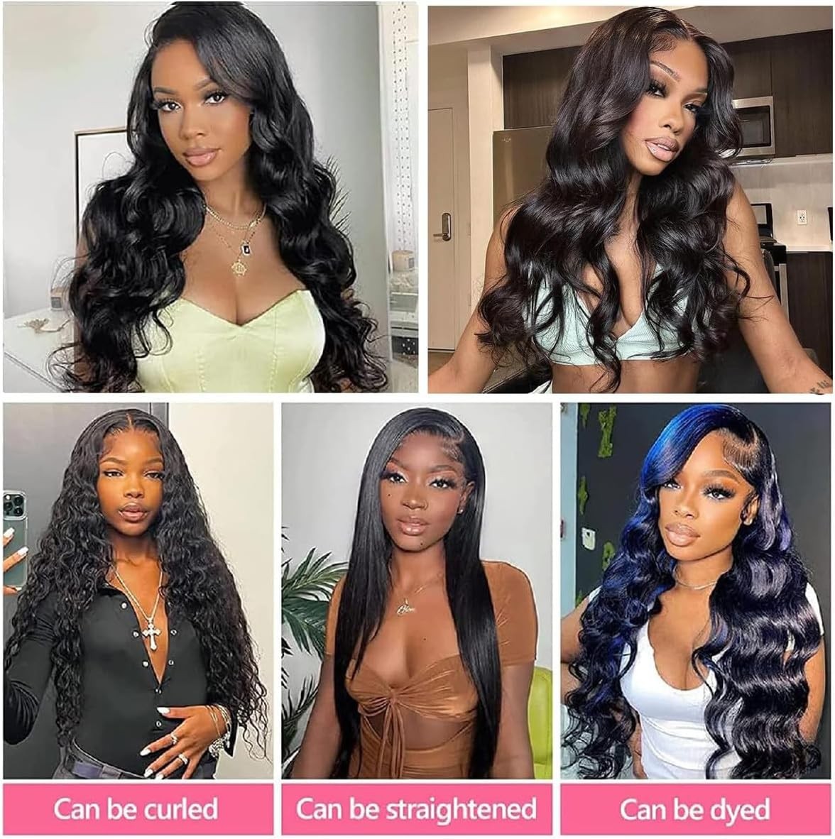 Feibin Human Hair Bundles Closure 10 12 1410 Inch Body Wave Closure Bundles 100