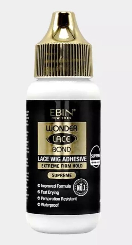 Ebin New York Lace Wig Bond Adhesive Supreme Waterproof 1.18 fl oz NEW