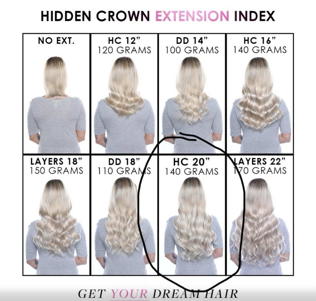 Hidden Crown Halo Extension 20” Inches  # 58 Sterling Plus Fringe Bang