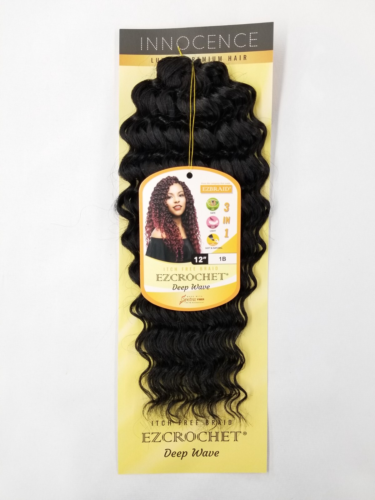 I&I Hair Innocence EZCROCHET Deep Wave Braiding Hair Spectra 12″