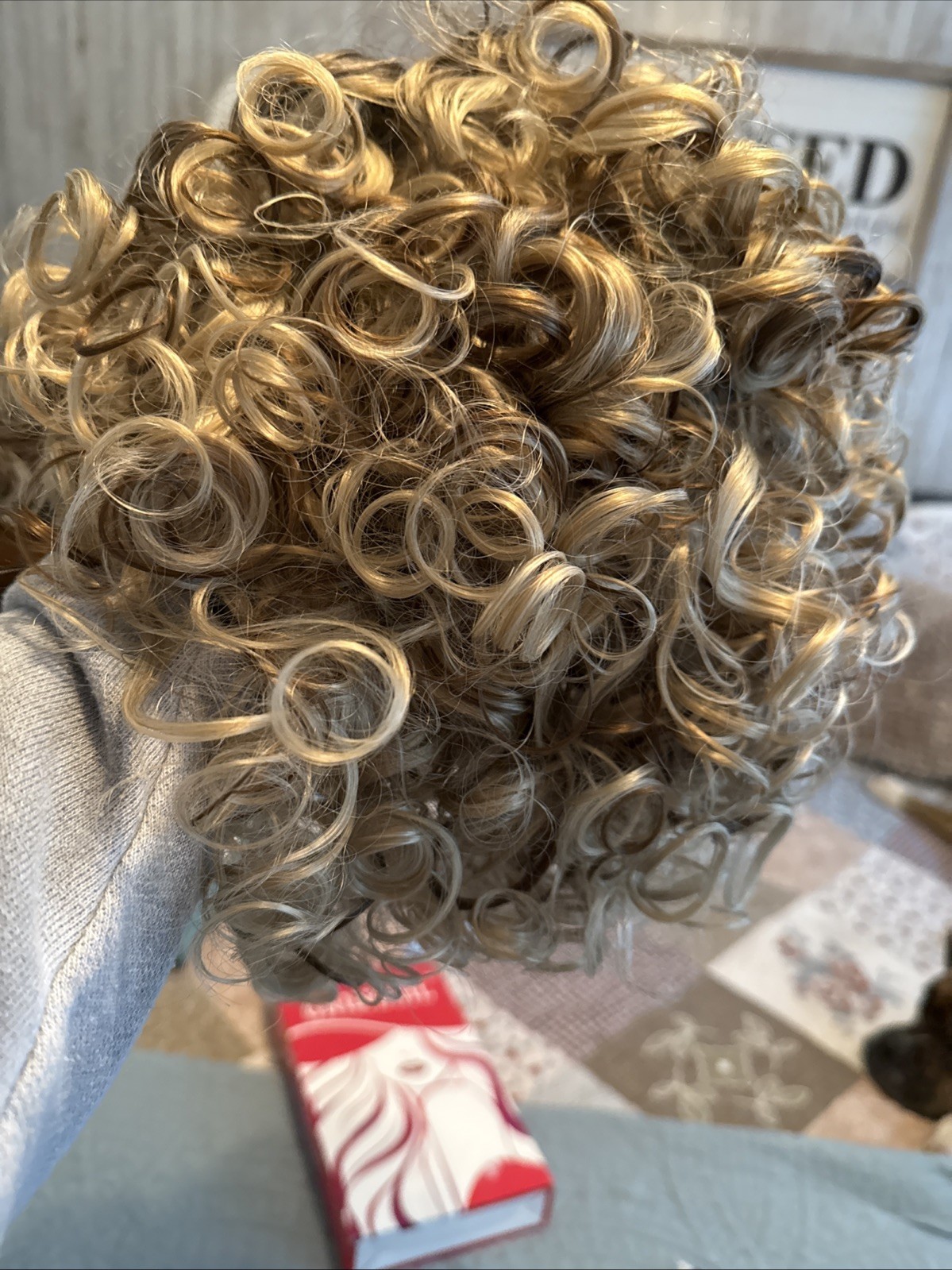 Gnimegil Womams 3 Color Curly Wig New Open Box Wig