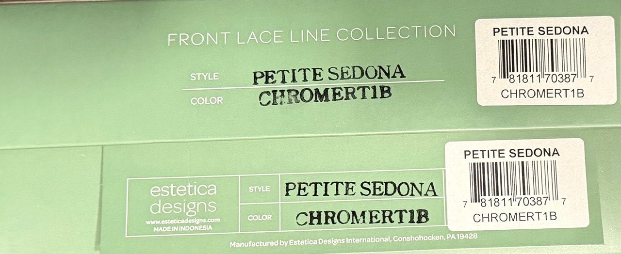 ESTETICA Petite Sedona I Synthetic Lace Front Wig (Mono Part) CHROMERT1B🙏
