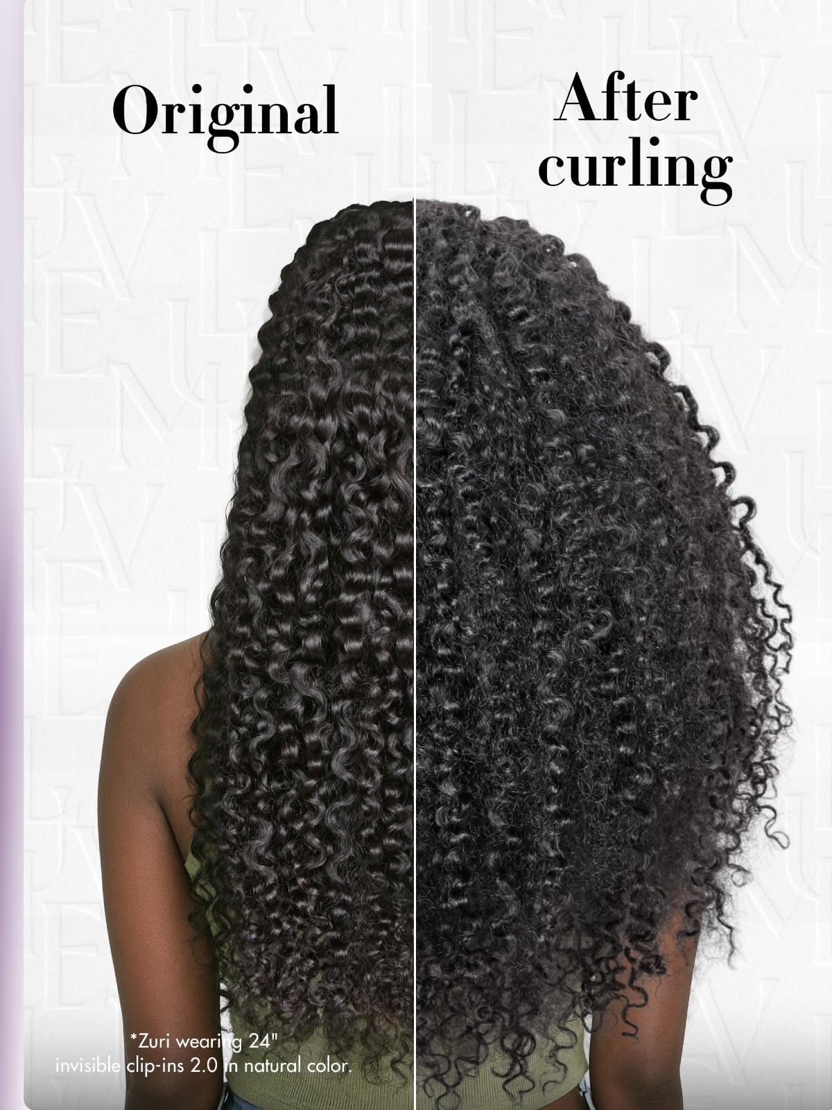 Invisible Messy Curly Clip-In Hair Extensions – 16″ 110g Real Human Hair, 6Pcs,